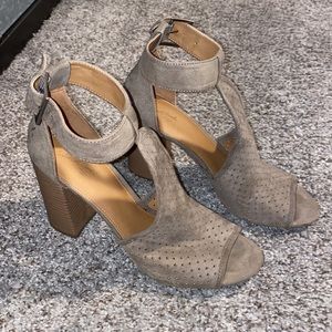 Open Toe Heeled Boots